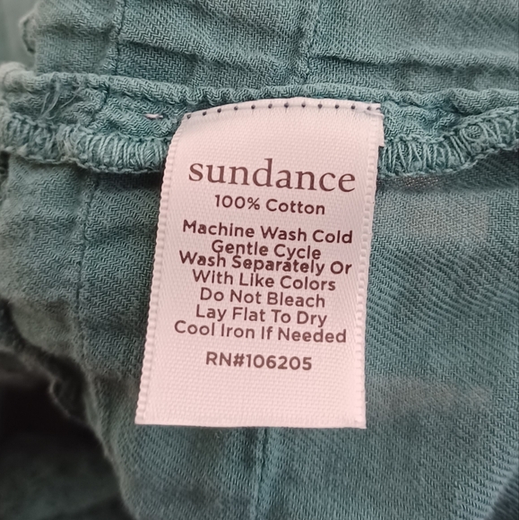 Sundance Aria 100% Cotton Sz XXS Lace Ruffle Boho Tiered Short-Sleeve Top - Picture 7 of 16